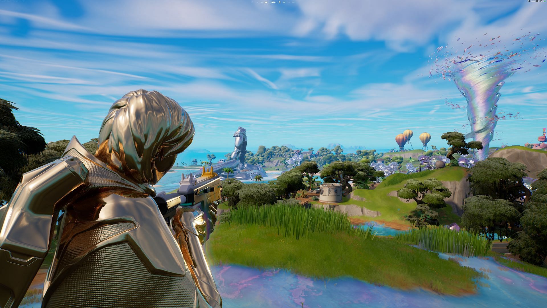 Chrome as far as the eye can see (Image via Epic Games/Fortnite)