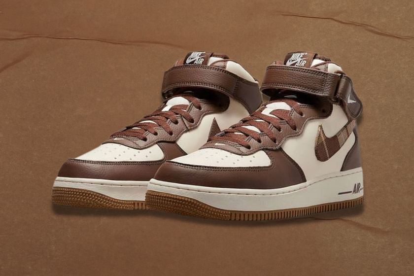 Jeg var overrasket finger input Where to buy Nike Air Force 1 Mid “Brown Plaid” shoes? Price and more  details explored