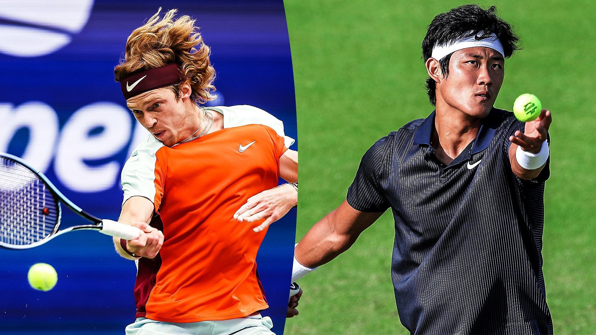 Andrey Rublev will face Zhang Zhizhen in the second round of the Astana Open