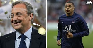 Real Madrid president reportedly mocked Kylian Mbappe for extending PSG deal while signing autographs for fans
