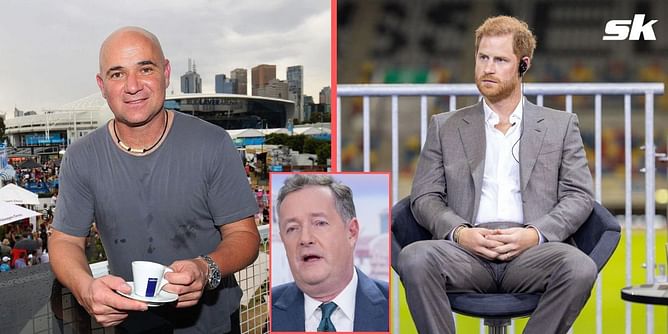 "One had a world class talent for sport, the other a world class talent for whining" - Piers Morgan makes fun of Prince Harry for copying Andre Agassi