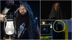 [Photo] Mysterious hooded figure spotted in former champion's backstage segment amid Bray Wyatt stable speculations