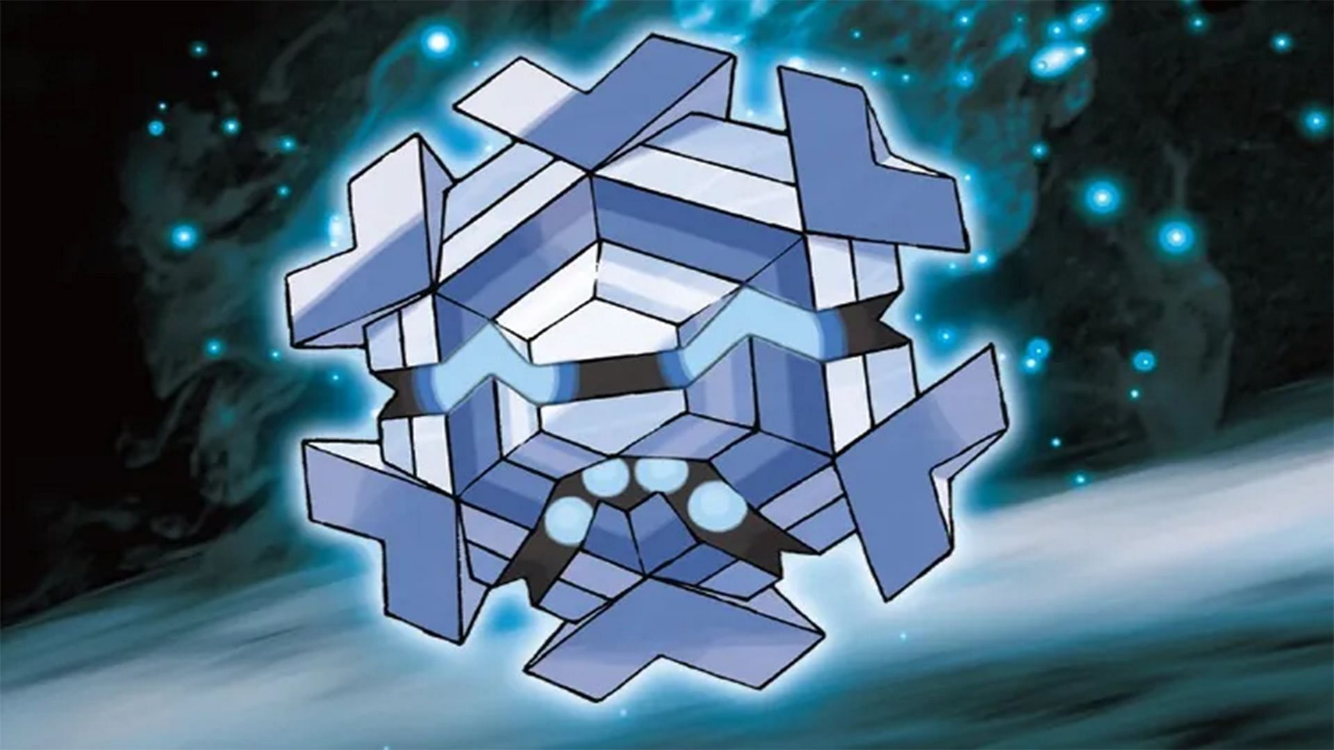 Cryogonal as it appears in the anime (Image via The Pokemon Company)