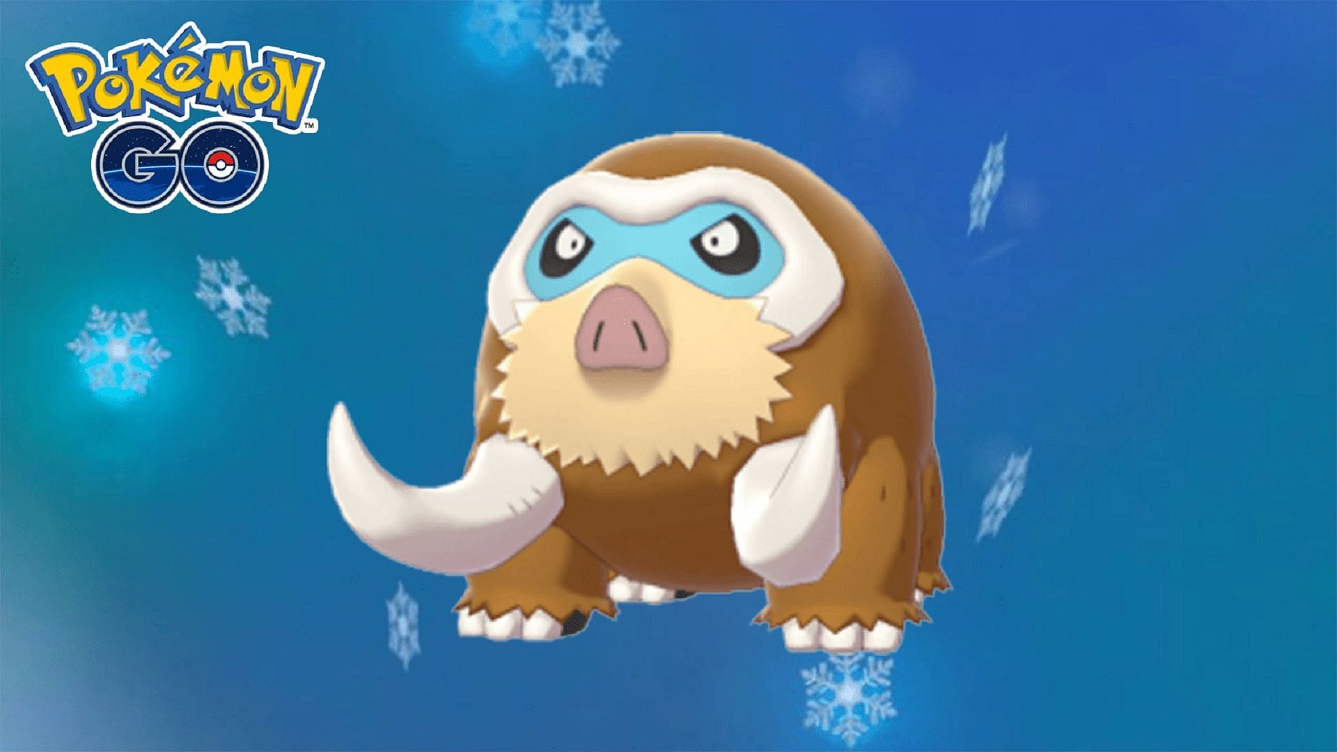 Ice-types like Mamoswine can deal severe damage to Dragonite in any battle (Image via Niantic)