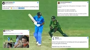 "INDIA WINS. SCIENCE WINS. ISRO WINS."- Fans stunned as Ravichandran Ashwin tricks Nawaz to bowl a wide on last ball of IND vs PAK T20 World Cup match