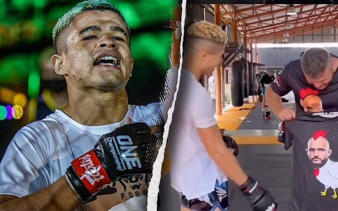 Fabricio Andrade shares what Anatoly Malykhin gave him on his birthday