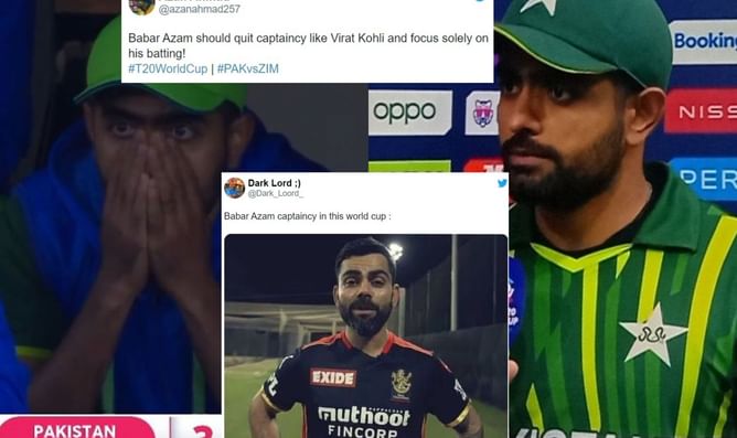 "One of the WORST captains in history"- Fans urge PCB to sack Babar Azam from captaincy after humiliating defeat against Zimbabwe