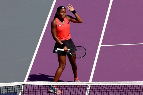 Coco Gauff at the 2022 Guadalajara Open.