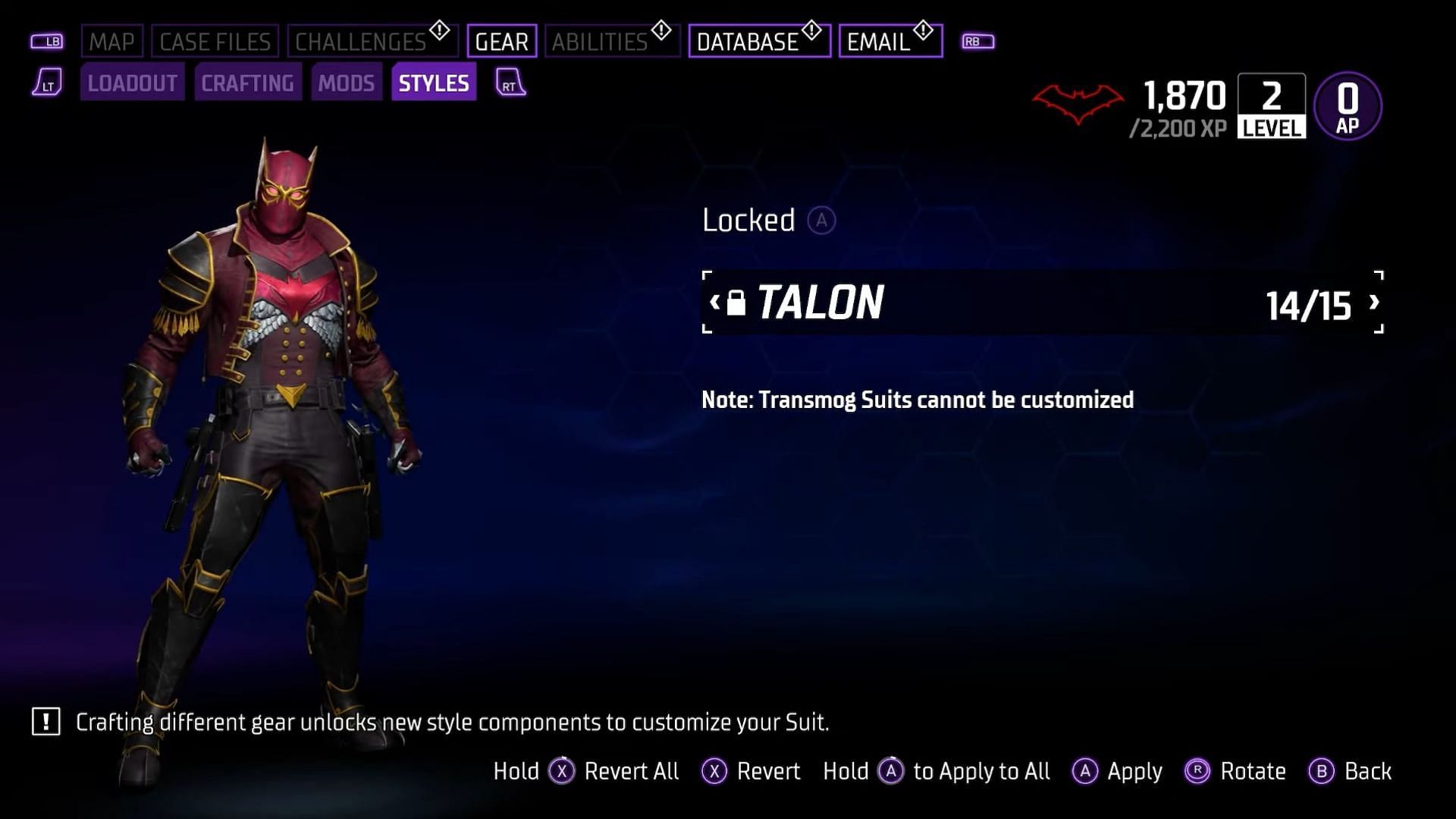 Talon (Image via YouTube - BloodThirstyLord)