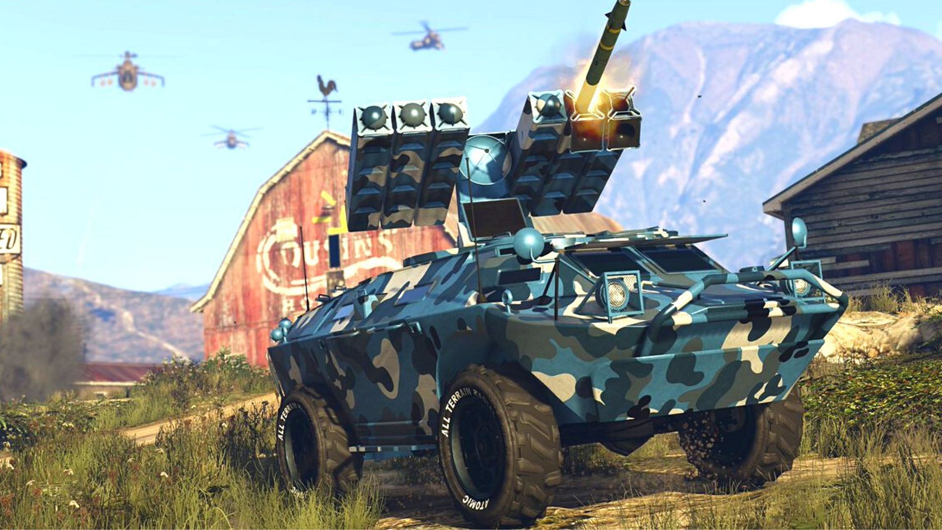 A list of five best military vehicles in GTA Online that players can check out in 2022 (Image via Rockstar Games)