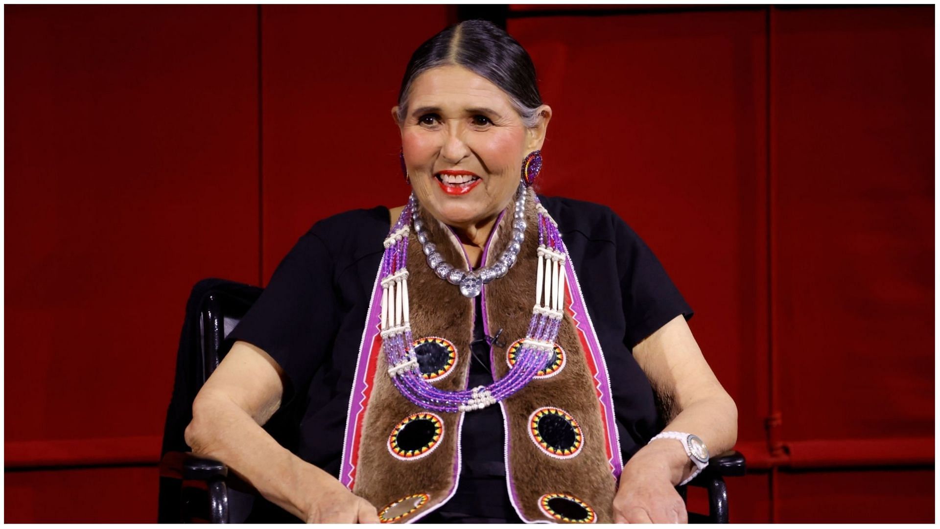 Sacheen Littlefeather recently died at the age of 75 (Image via Frazer Harrison/Getty Images)