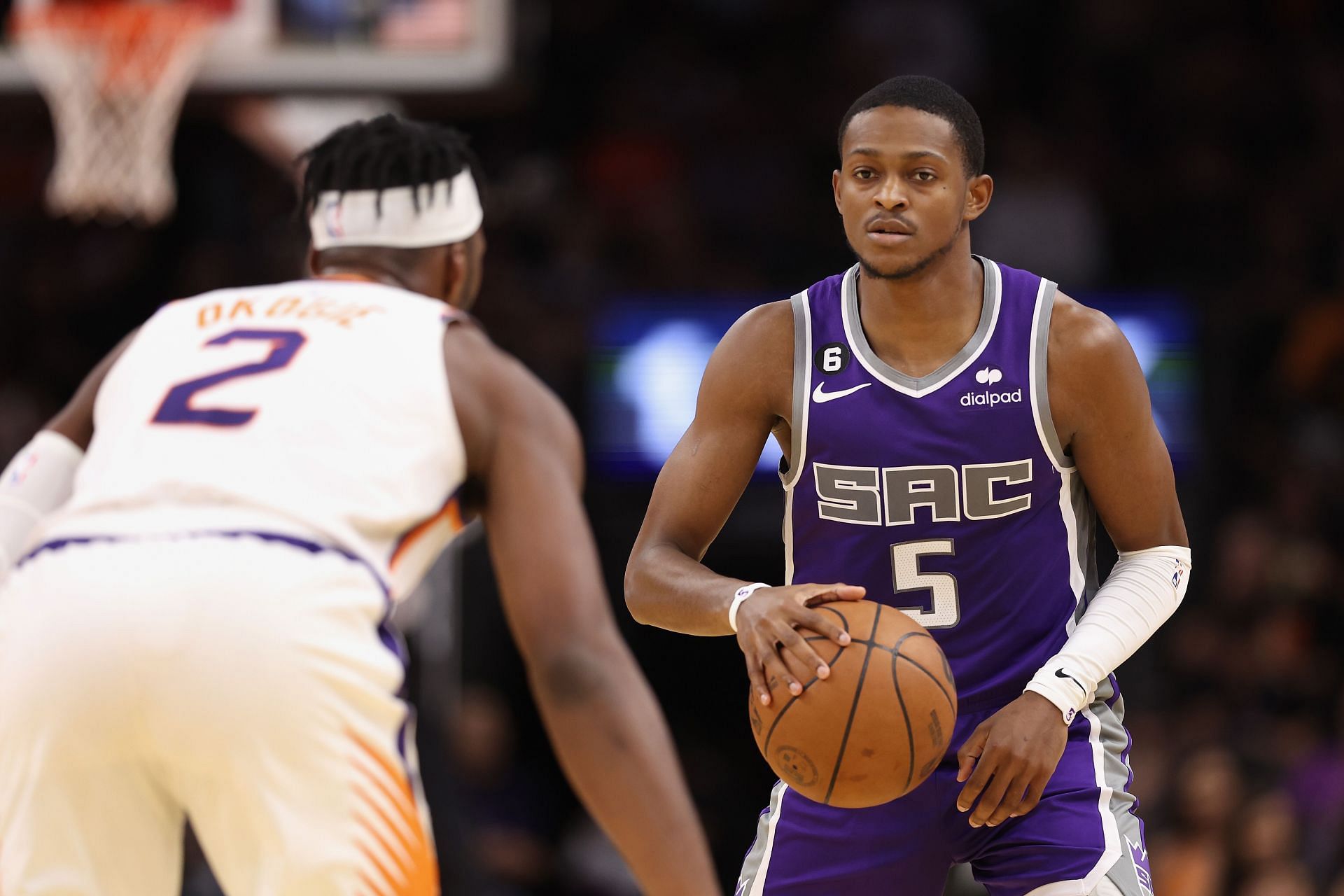 De&#039;Aaron Fox in action for the Sacramento Kings