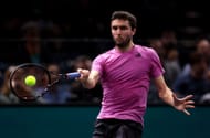 Gilles Simon at the 2022 Paris Masters.