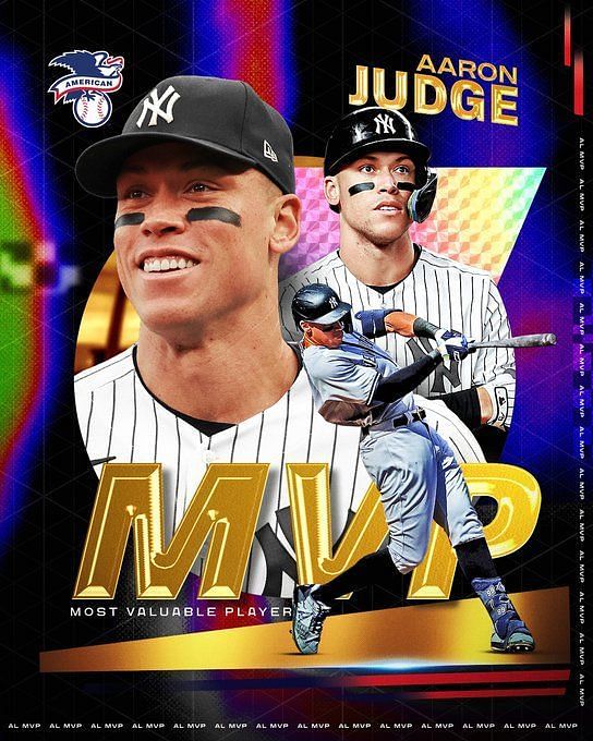 Aaron Judge of the New York Yankees has won the American League MVP award