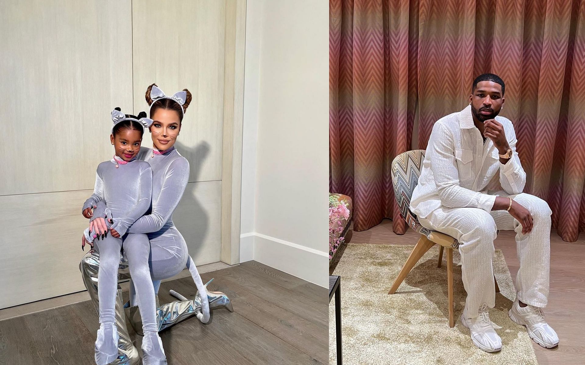 Khloe and Tristian co-parent two kids together (Images via realtristan13 and khloekardashian/ Instagram)