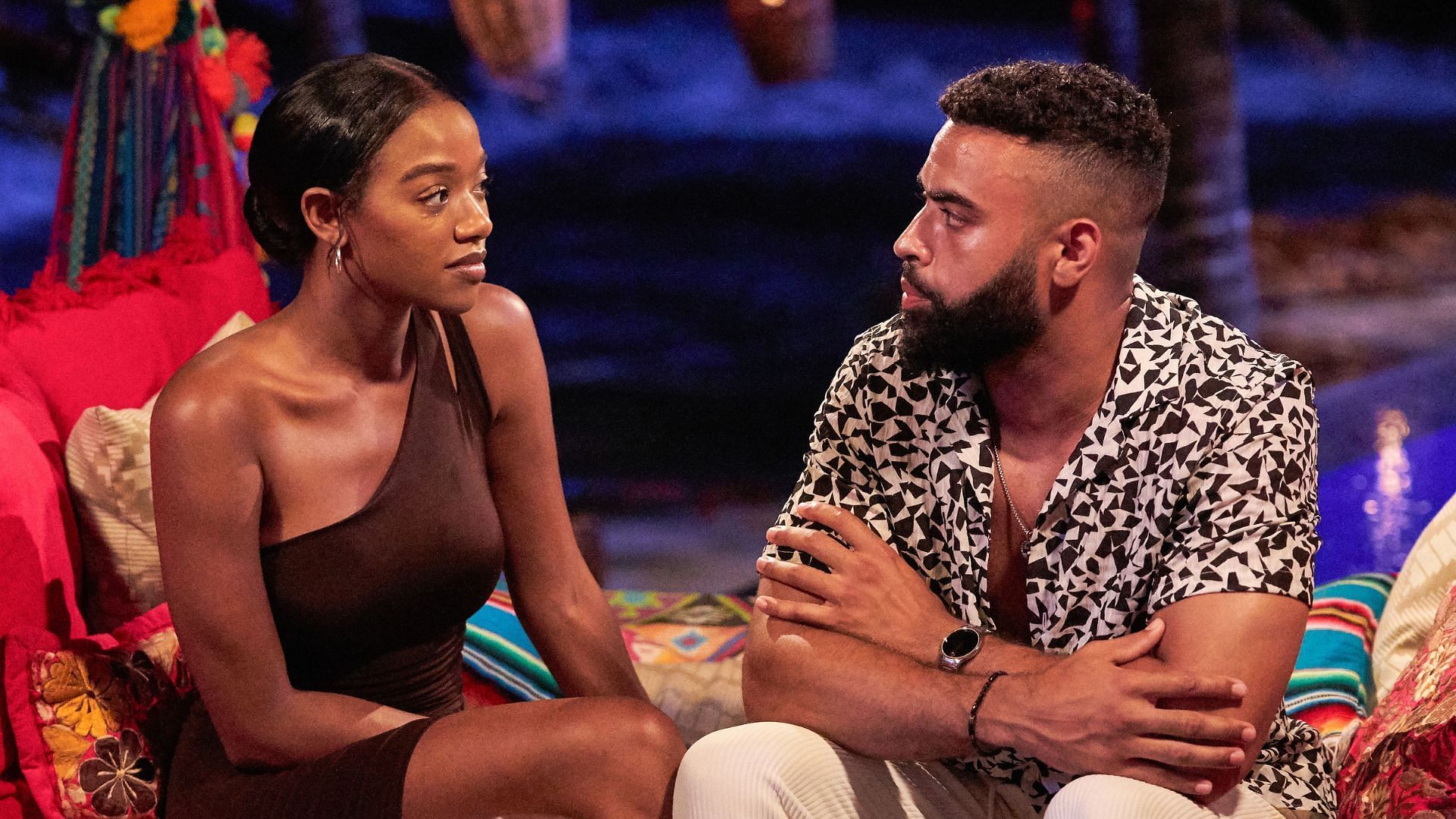 Eliza fights for Justin this week on Bachelor in Paradise