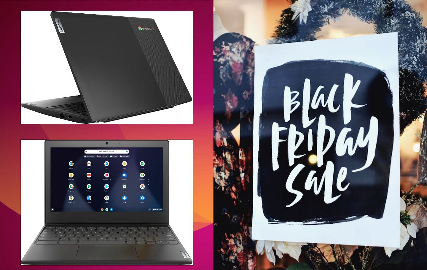 Get the Lenovo Chromebook 3 at an astonishing Black Friday-special price tag of $79 (Image via Lenovo / Unsplash)