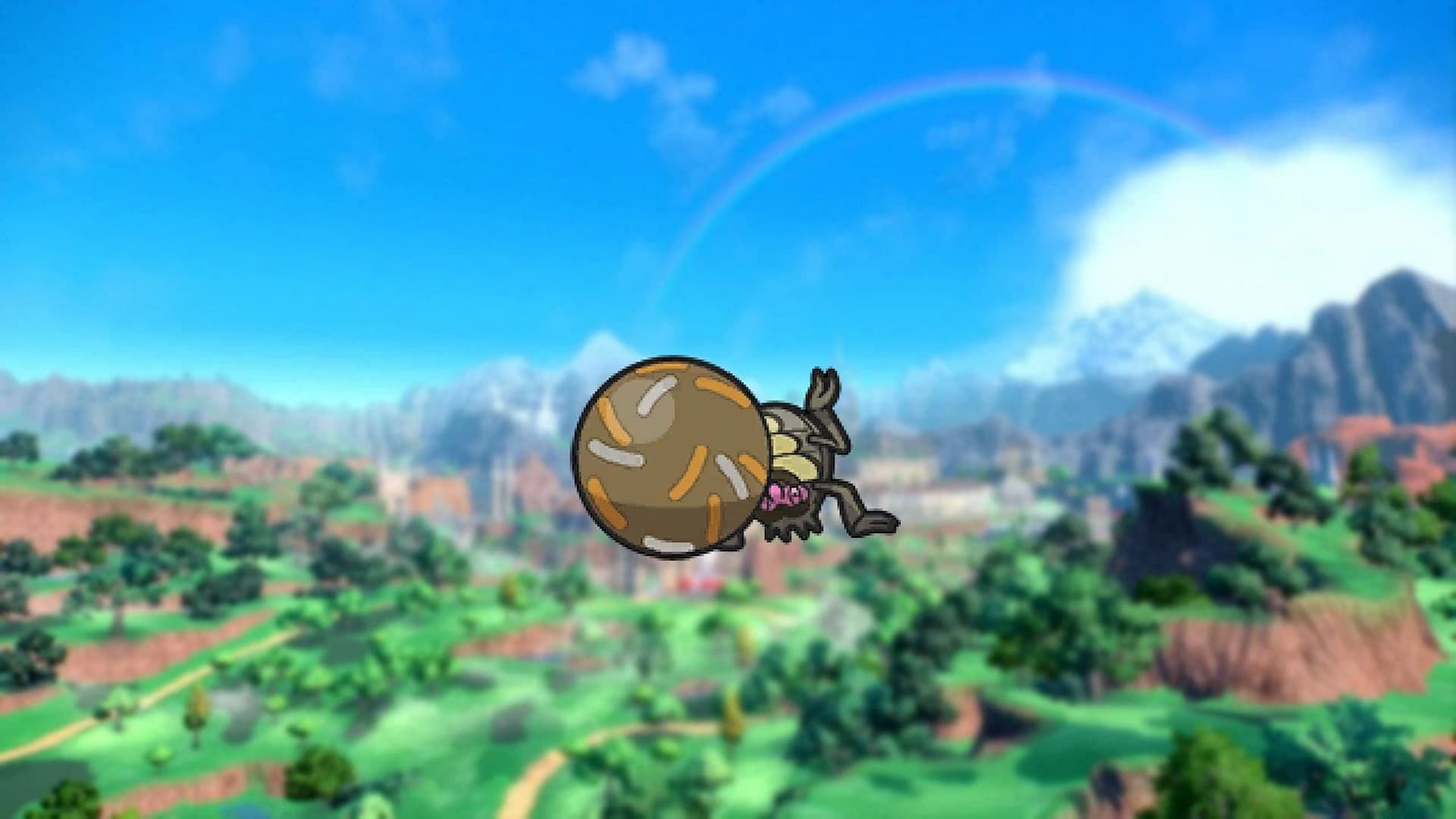 Rellor can be found always rolling a dirt ball (Image via The Pokemon Company)