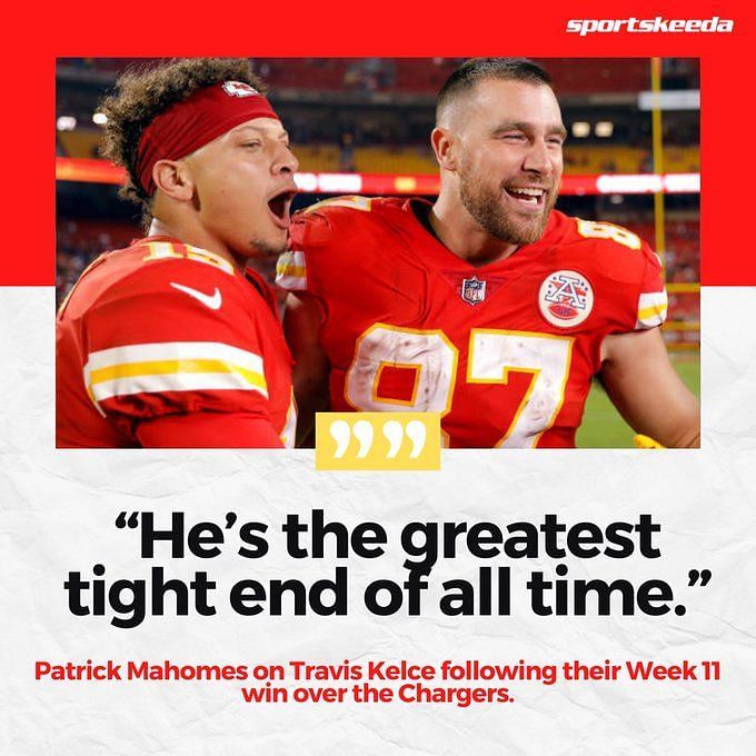 Chiefs-Chargers rapid recap: Patrick Mahomes and Travis Kelce — forever -  Arrowhead Pride