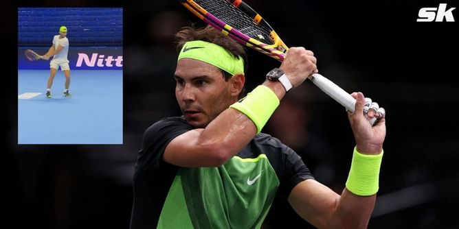 Watch: Rafael Nadal hits the court for first practice in Turin ahead of ATP Finals 2022