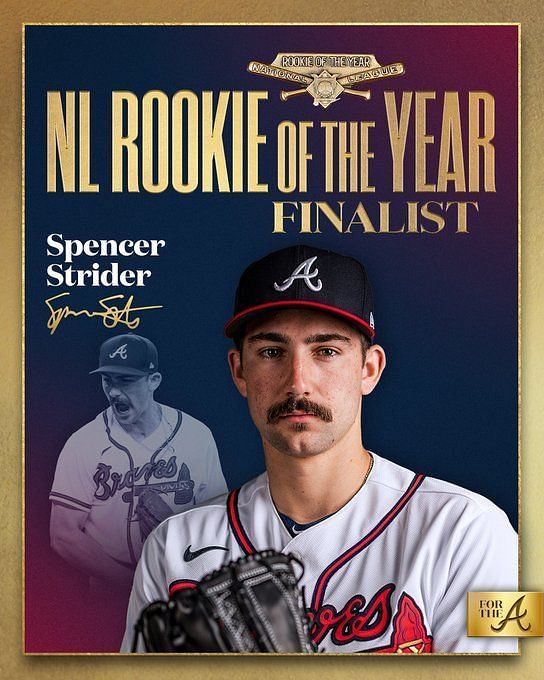 Atlanta Braves - Congrats to Spencer Strider on being named the NL Rookie  of the Year by the Major League Baseball Players Association!