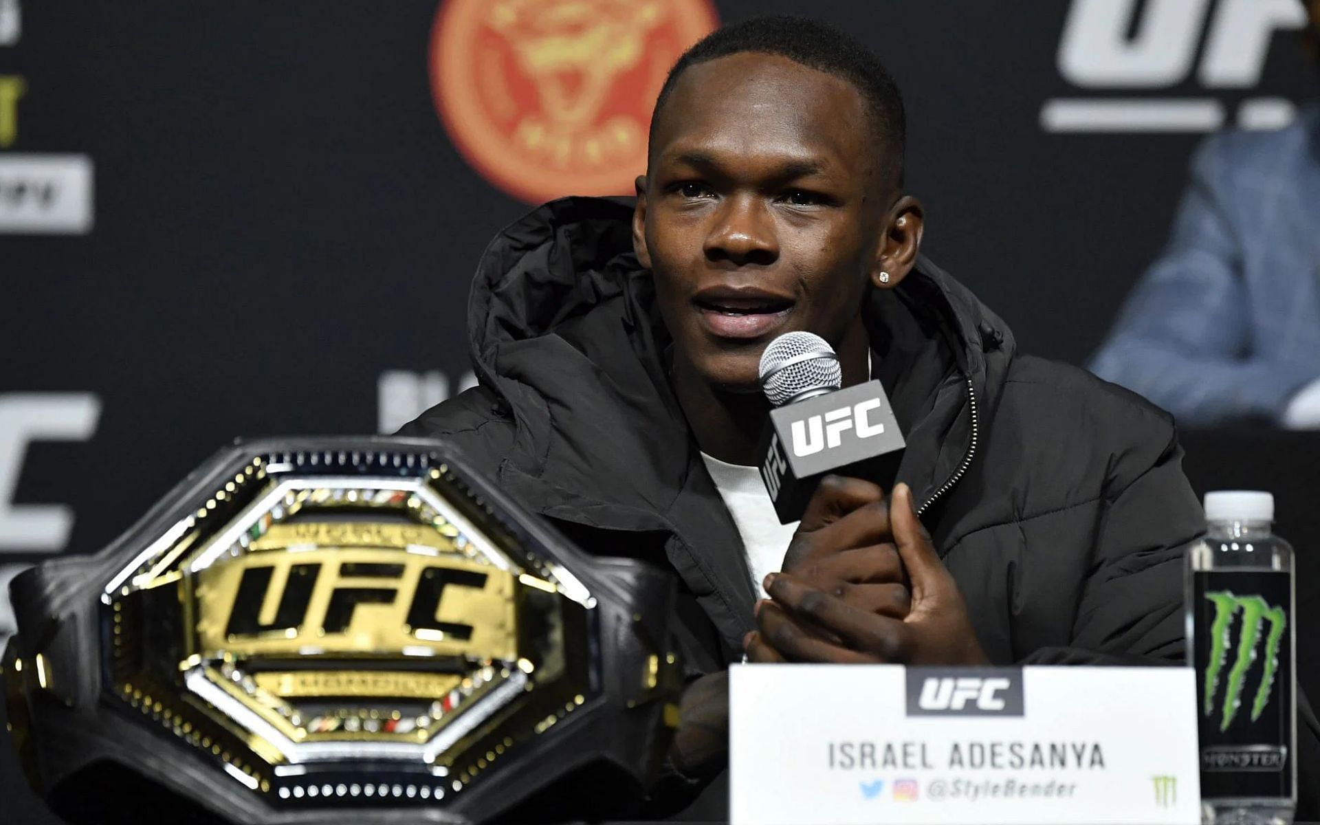 UFC middleweight champion Israel Adesanya