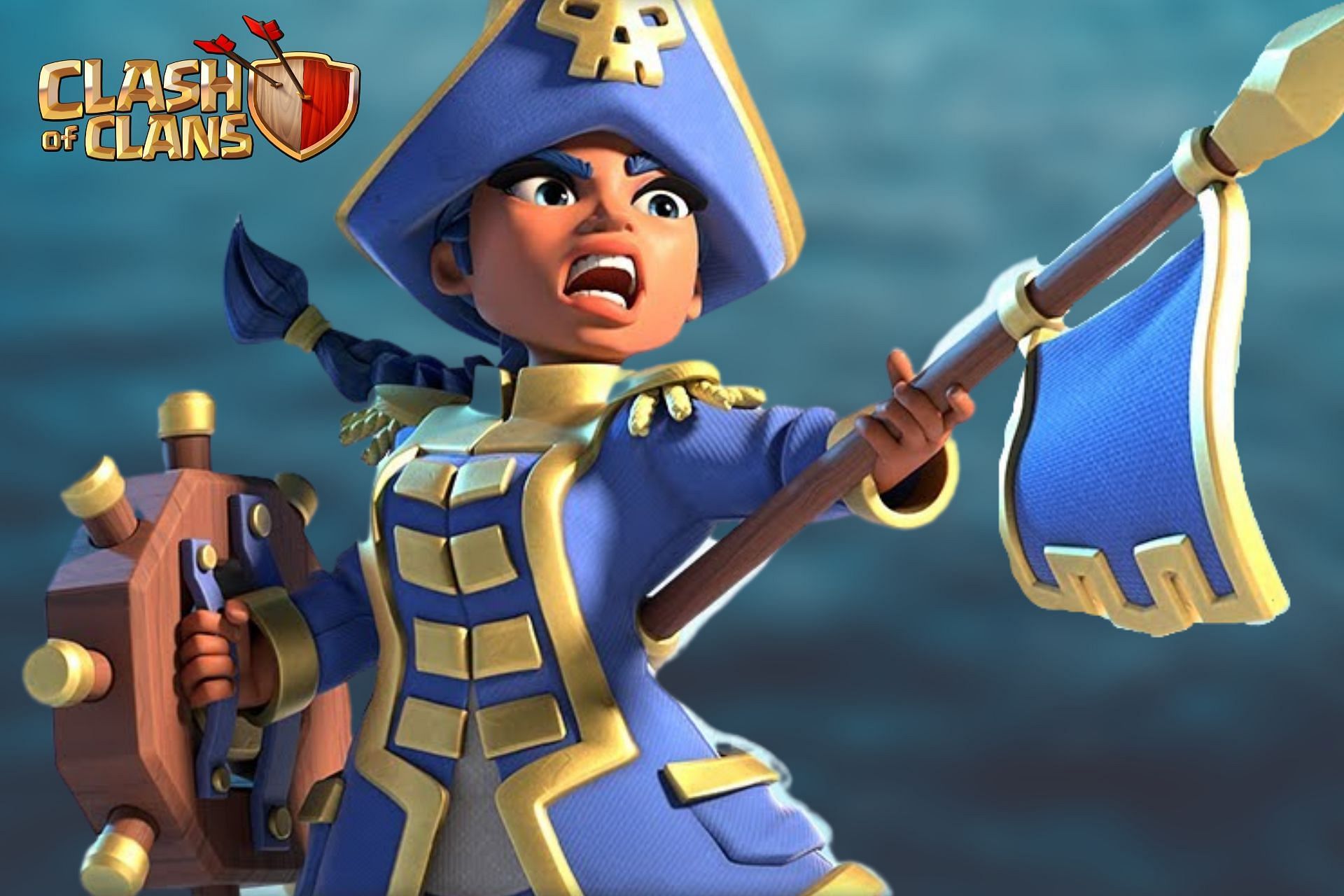 Pirate Champion hero skin in Clash of Clans (Image via Sportskeeda)