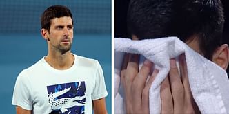 Watch: Novak Djokovic gets the trembles again during ATP Finals final against Casper Ruud