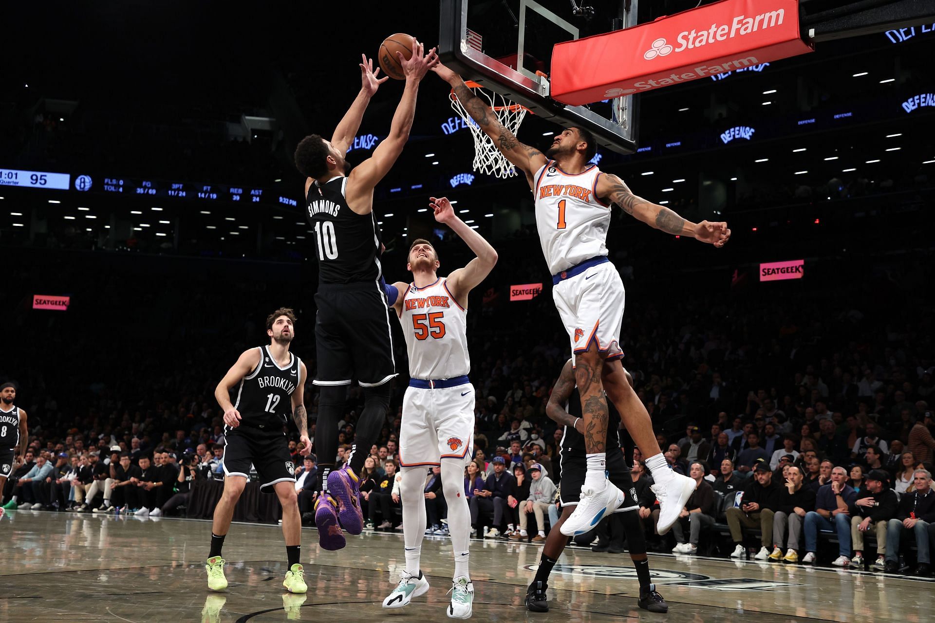 New York Knicks v Brooklyn Nets