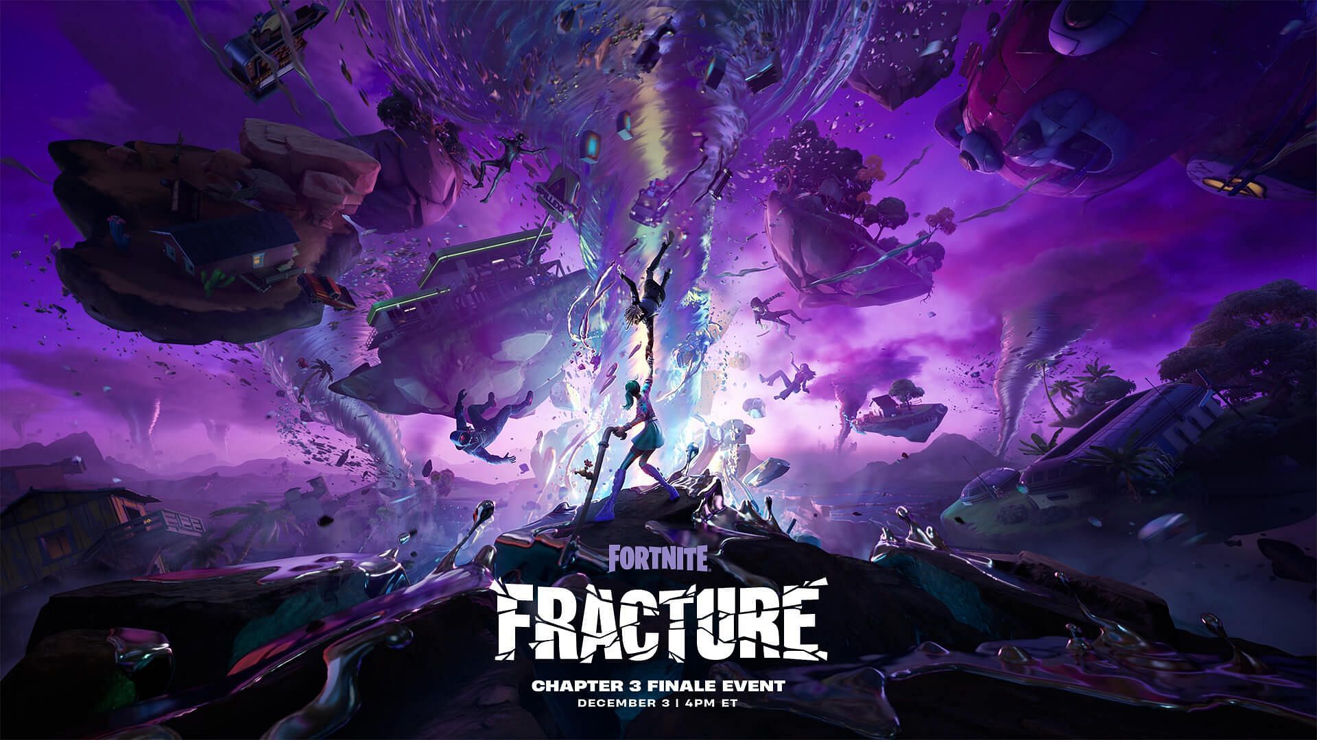 Fracture: Sn otherworldly and unexpected social event (Image via Epic Games/Fortnite)