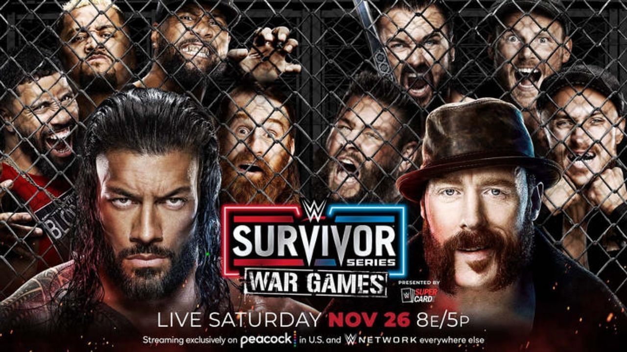 WWE Survivor WarGames के लिए मेंस वॉरगेम्स मैच का ऐलान कर दिया गया है 