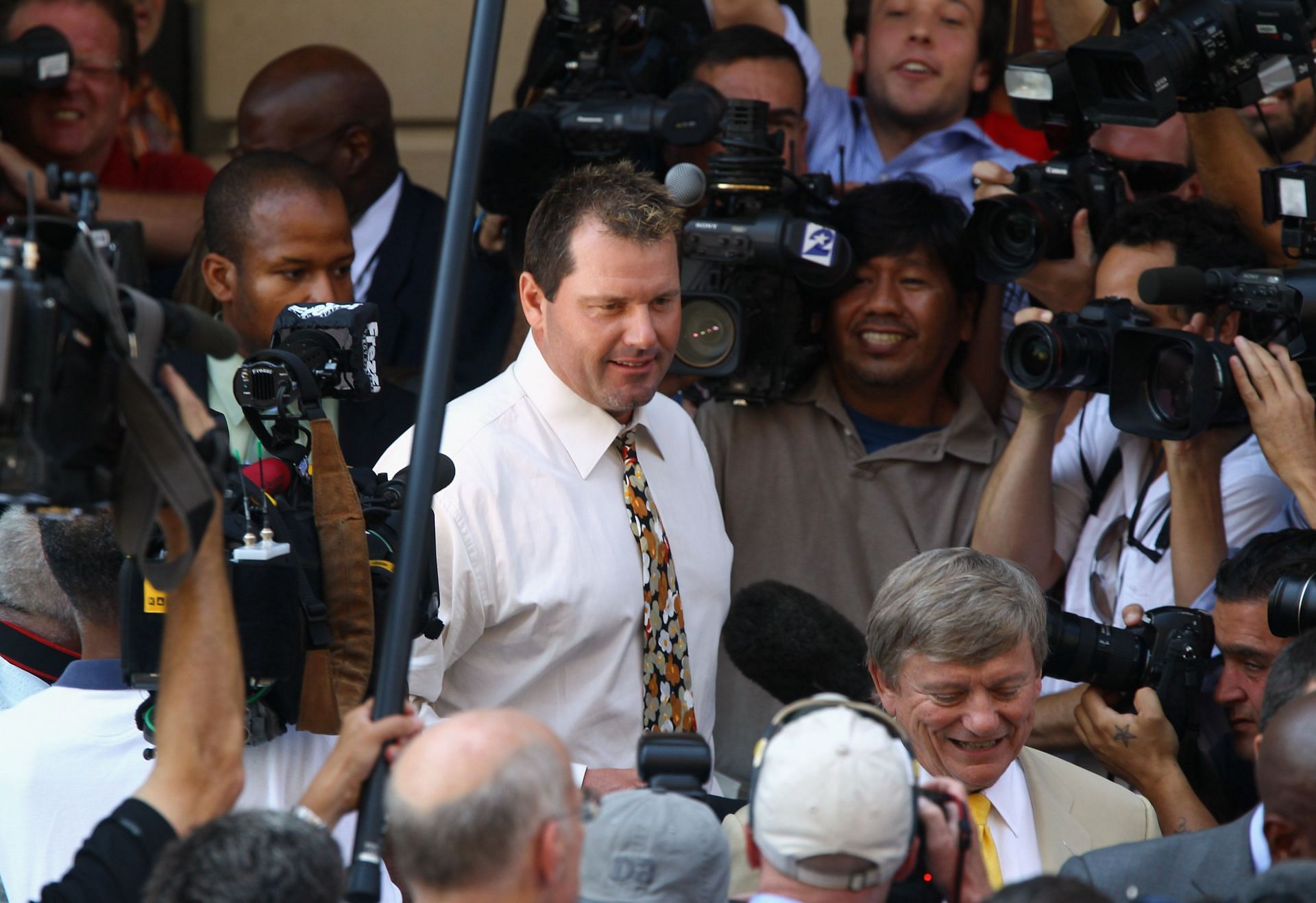 Roger Clemens Is Arraigned On Perjury, Obstruction Charges