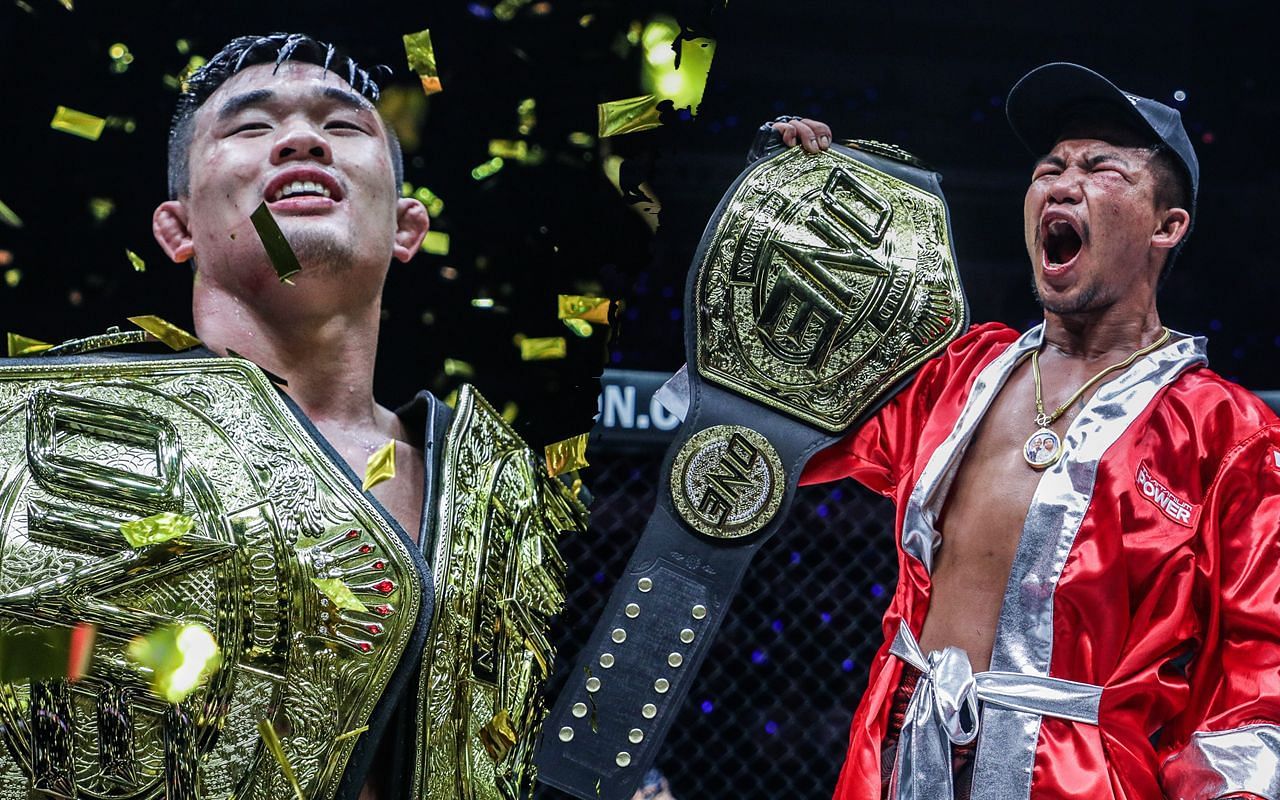Christian Lee (left) and Rodtang Jitmuangnon (right). [Photos ONE Championship]