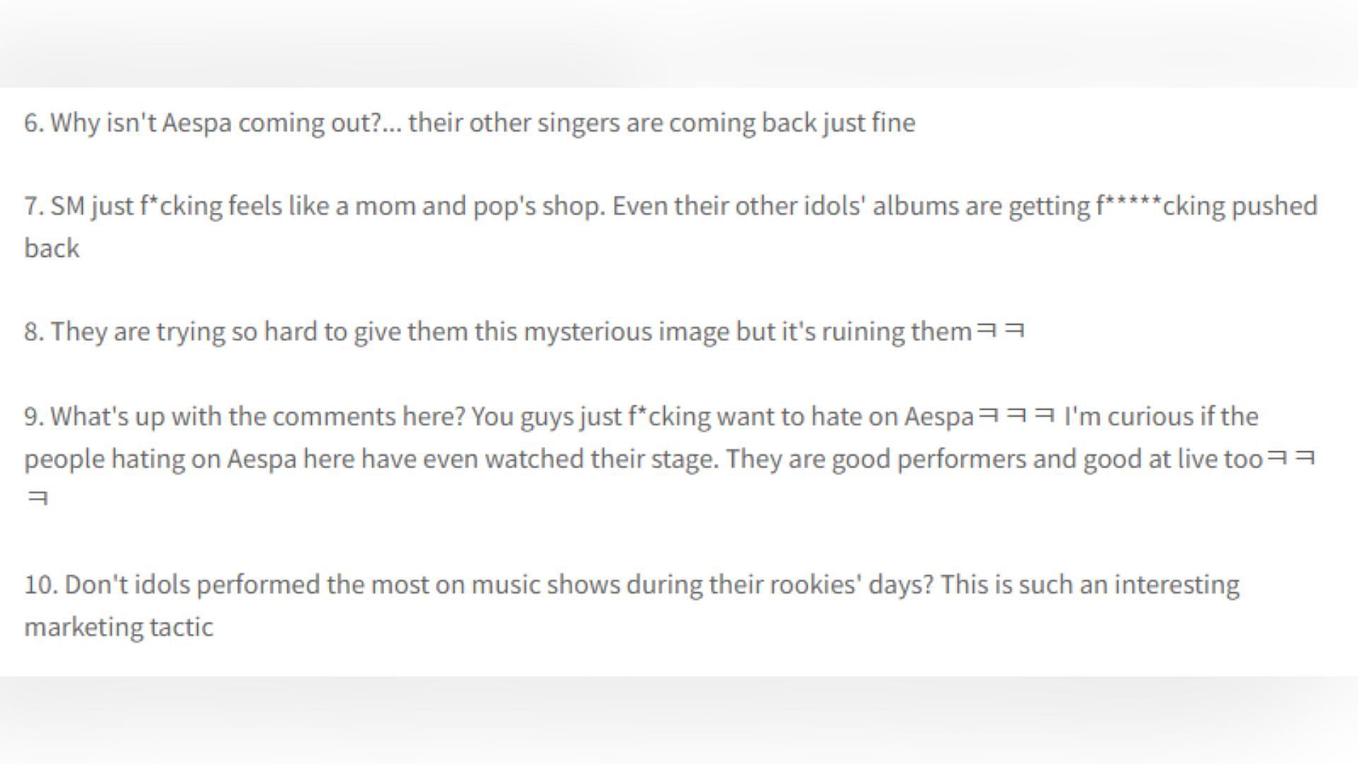 K-netizens comment on the quintet&#039;s lack of promotions (Image via pannchoa)