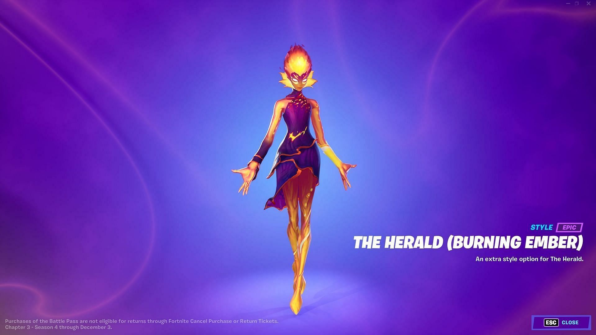 The Herald will be defeated in the Fortnite Chapter 3 Season 4 live event (Image via Epic Games)