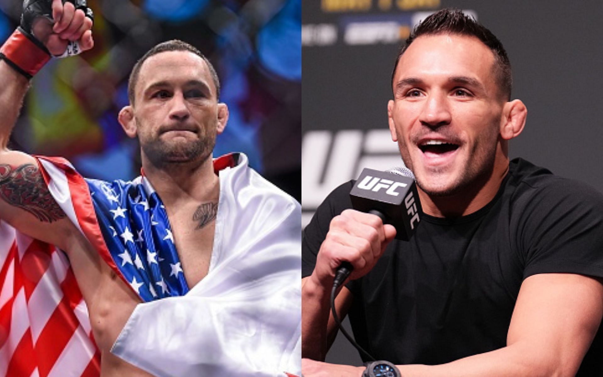 Frankie Edgar (left), Michael Chandler (right)