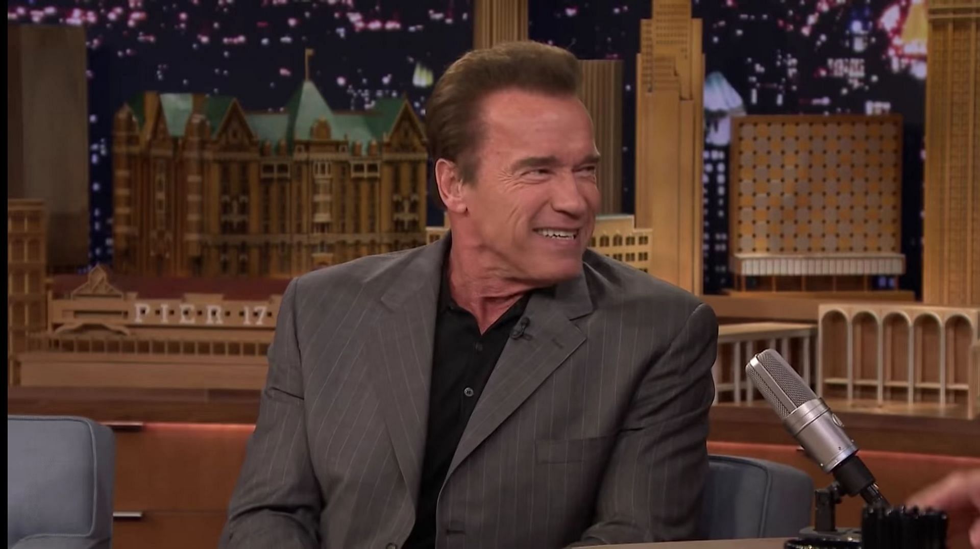 Arnold Schwarzenegger (Image via The Tonight Show Starring Jimmy Fallon/YouTube)