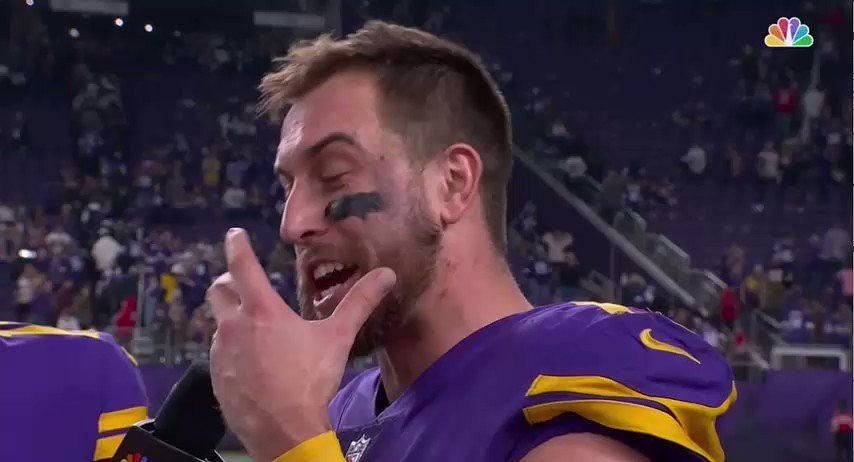 Adam Thielen spits out postgame turkey after Vikings' Thanksgiving win over  Patriots - Sports Illustrated Minnesota Vikings News, Analysis and More