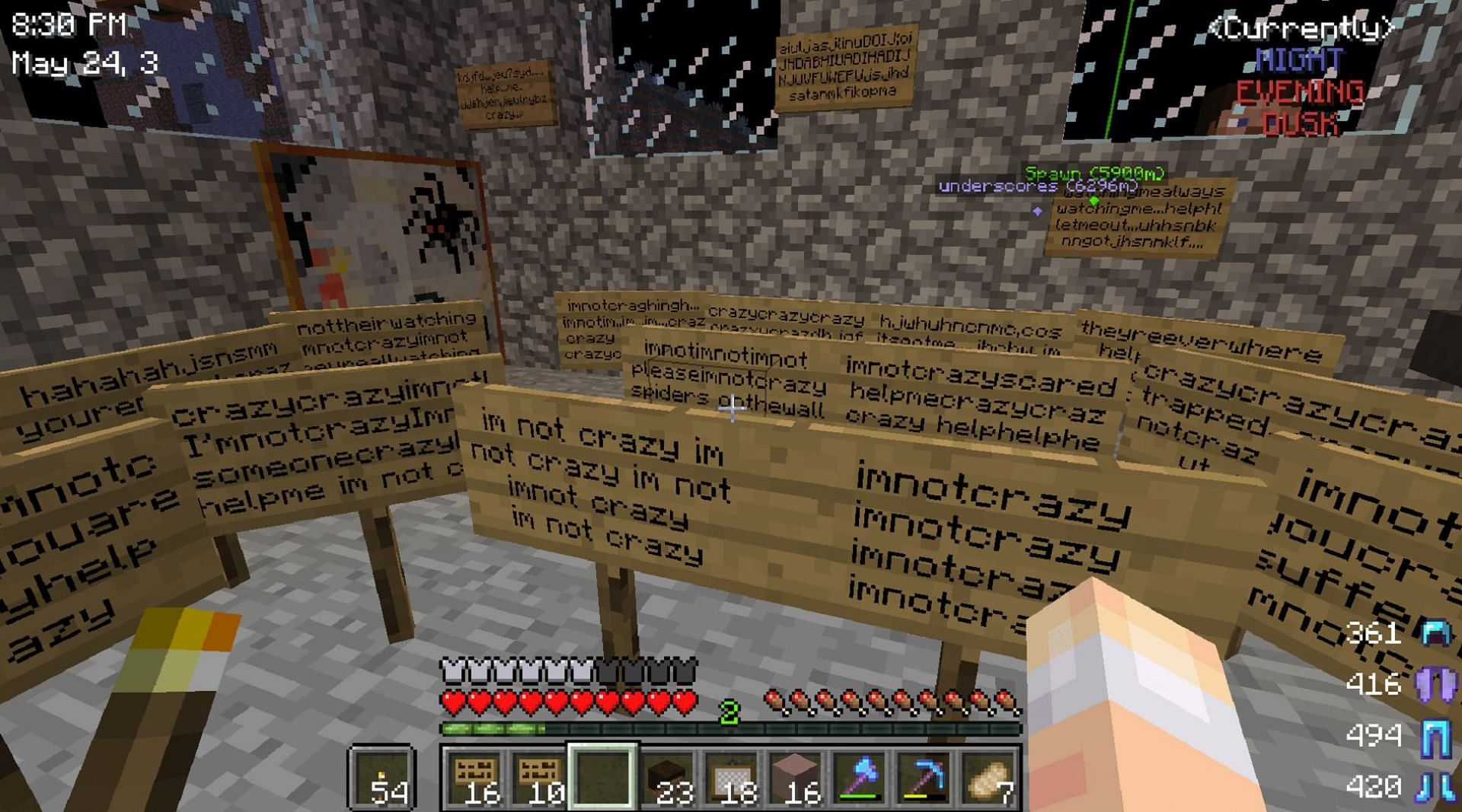 A good prank is always fun when it&#039;s done without ill intent (Image via Minecraft Forum)