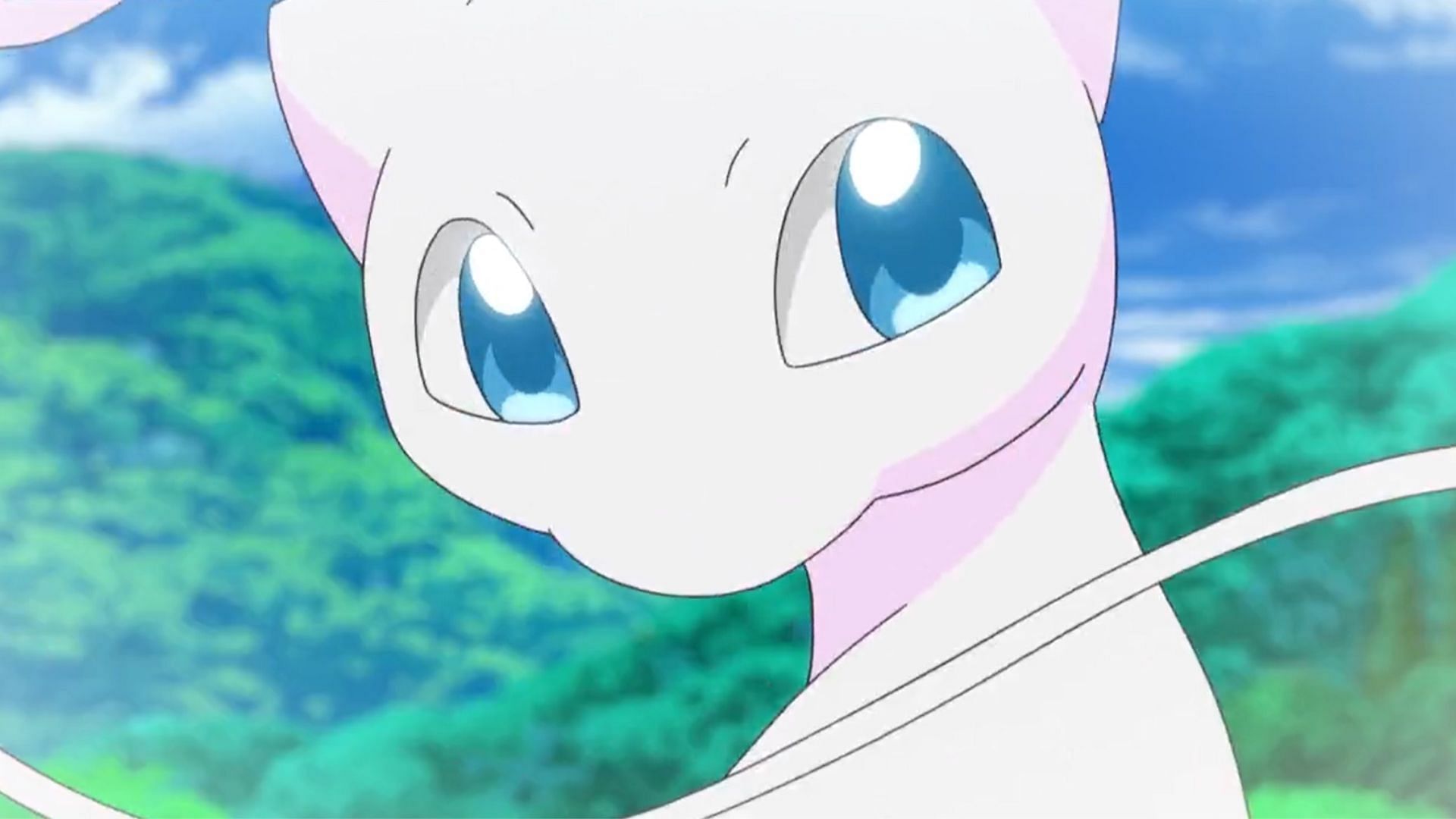 Mew as seen in Pokemon Journeys episode 133 preview (Image via OLM)