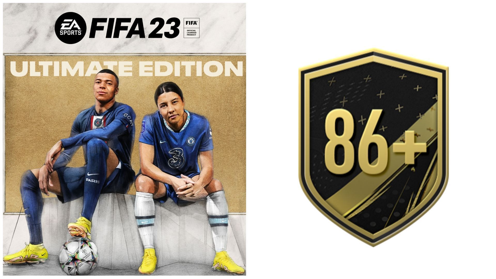 The 86+ TOTW SBC is live in FIFA 23 (Images via EA Sports)