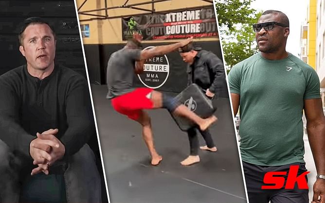 Chael Sonnen questions UFC champion Francis Ngannou's decision to start kicking with surgically repaired leg