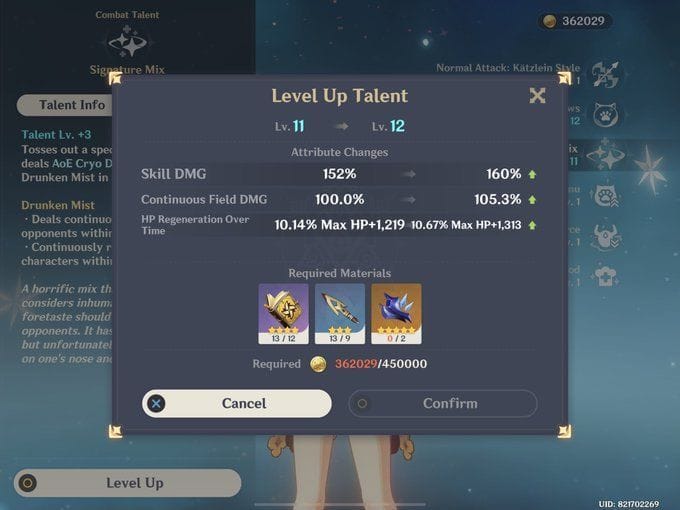 How to convert weekly boss materials in Genshin Impact Talent