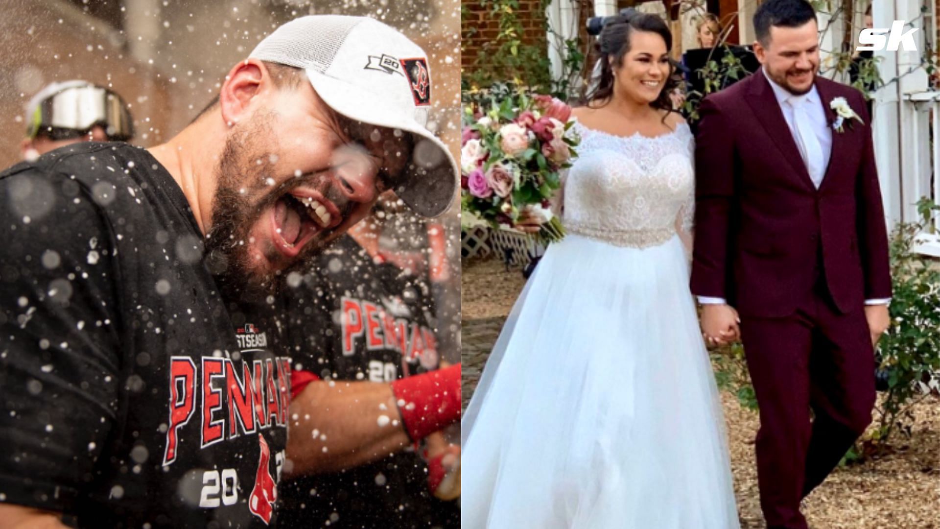 Cubs slugger Kyle Schwarber gets married to Paige Hartman - ABC7 Chicago