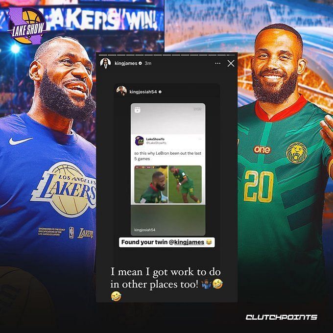 World Cup 2022: LeBron James jokes about his World Cup lookalike