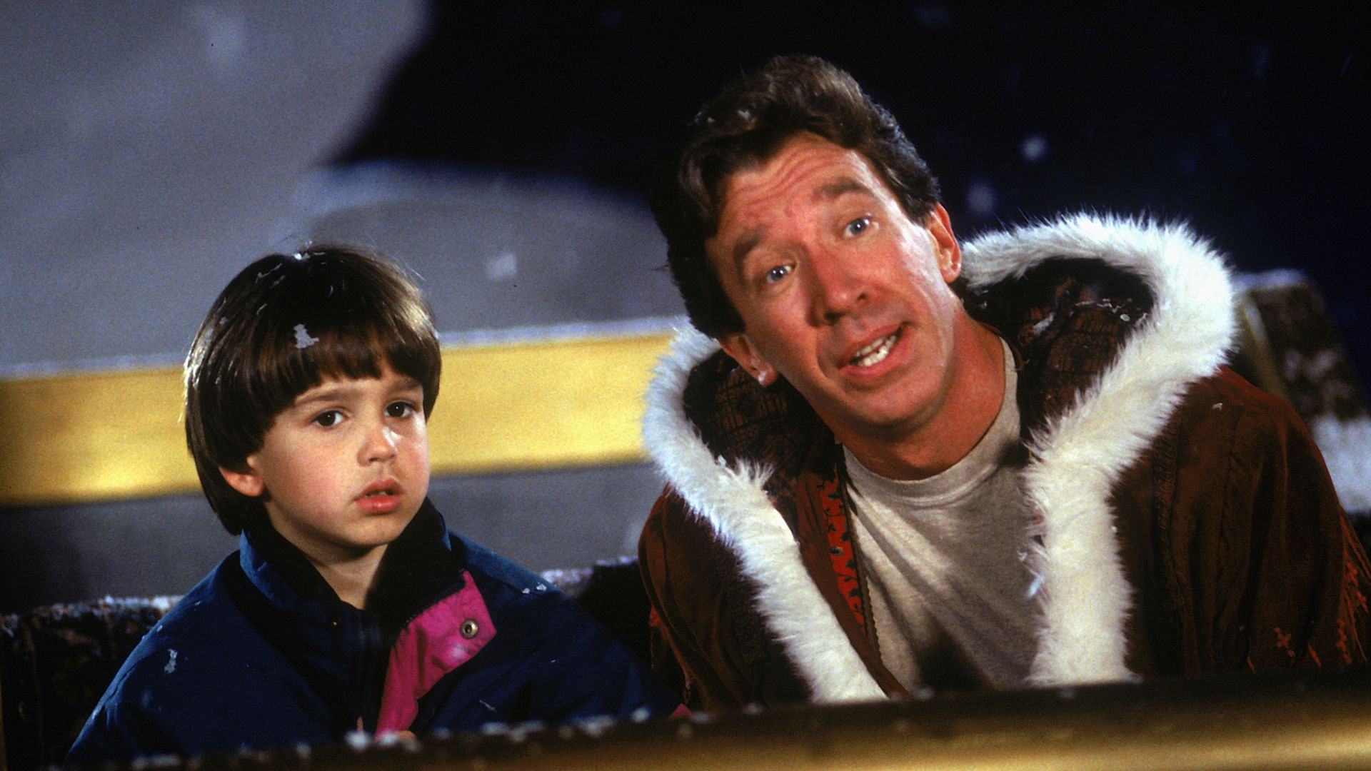 Tim Allen and Eric Lloyd in the film (Image via Disney)