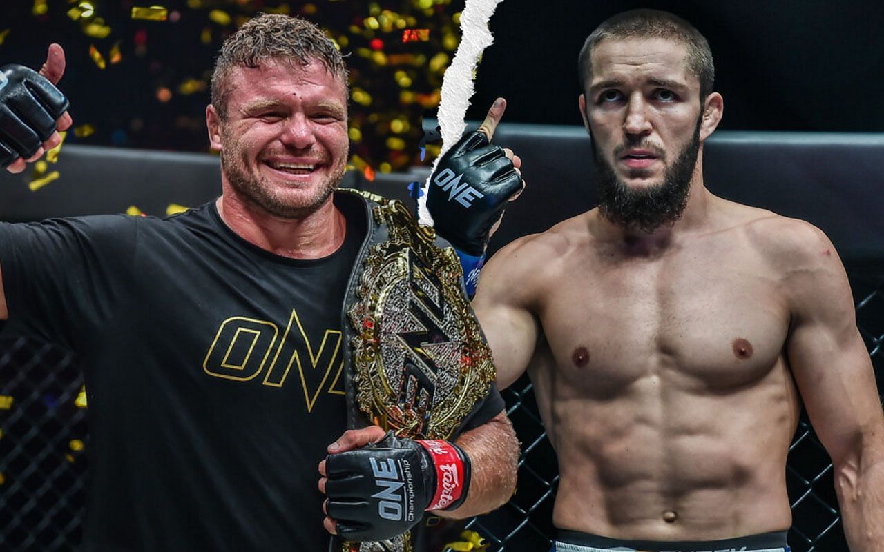 Anatoly Malykhin (L) says he had a chance to train with Saygid Izagakhmaev (R) in preparation for his December fight. | [Photos: ONE Championship]