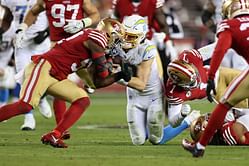 Kyle Shanahan claims Dre Greenlaw ejection was bizarre after 49ers LB’s nasty helmet hit on Justin Herbert