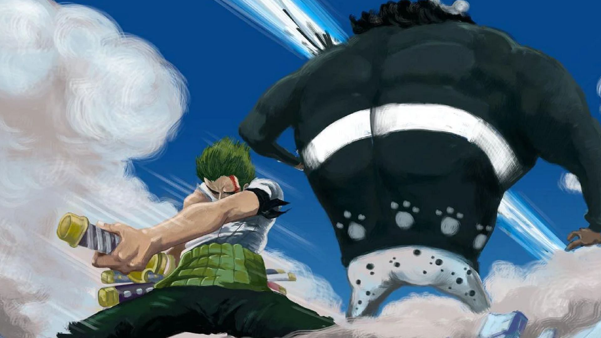 Zoro recebendo os danos do Luffy PT-BR #onepiece #trillerbark #dublage