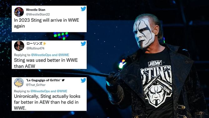 "In 2023 Sting will arrive in WWE again" - Wrestling fans argue about the Hall of Famer's future after allegedly being misused in AEW